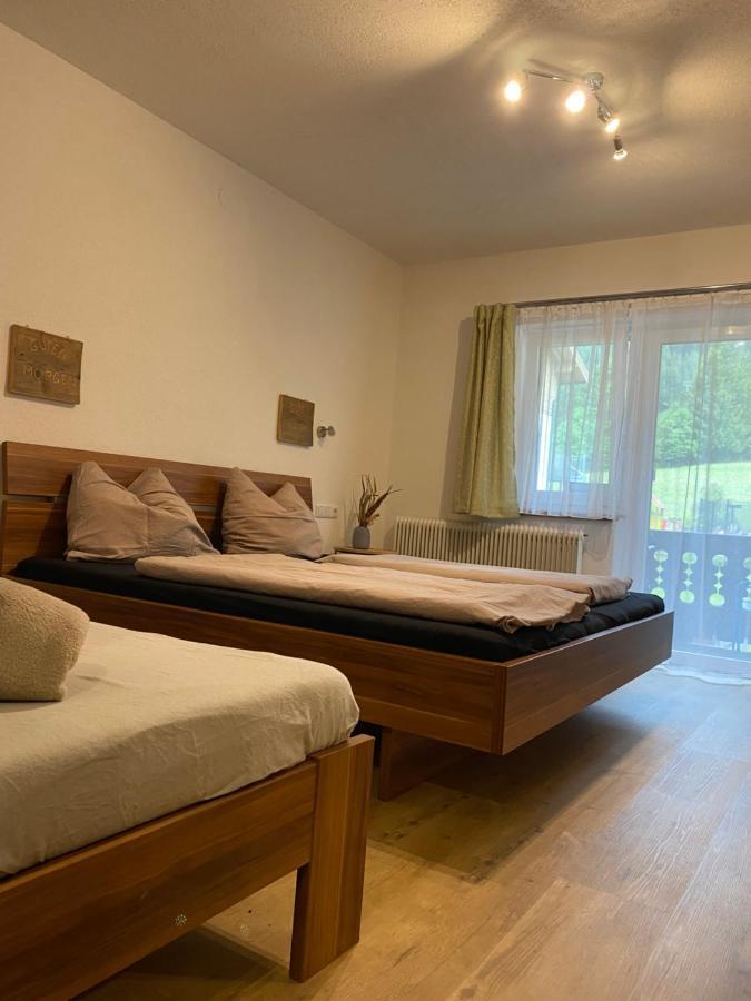 Ferienwohnung Wetterstein Lermoos Exterior foto