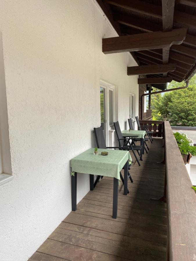 Ferienwohnung Wetterstein Lermoos Exterior foto